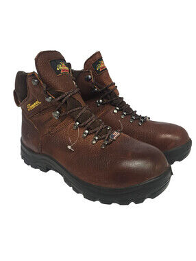 Thorogood Men's 814-3266 Omni 6" Waterproof Soft Toe Work Boot Brown Size 12D